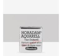 Schmincke : Horadam Watercolour Paint : Half Pan : Titanium Opaque White