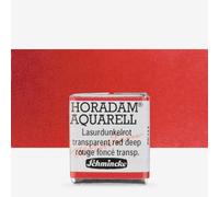 Schmincke : Horadam Watercolour Paint : Half Pan : Transparent Red Deep