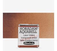 Schmincke : Horadam Watercolour Paint : Half Pan : Transparent Umber