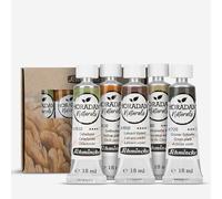Schmincke : Horadam Watercolour Paint : Naturals (Vegan) : 15ml : Cardboard Set : Natural Earth: 5x15ml