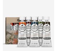 Schmincke - Horadam Naturals, Set Vegetable, 5 x 15 ml tubes, 86001097, finest vegan watercolor, vegetable pigments, combination of watercolor & gouache