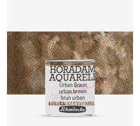 Schmincke : Horadam Watercolour Paint : Supergranulation : Half Pan : Urban Brown