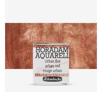 Schmincke : Horadam Watercolour Paint : Supergranulation : Half Pan : Urban Red