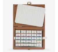 Schmincke : Horadam Watercolour Paint : Wooden Box Set : 24 Full Pans