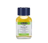 Schmincke - Medium W, 60 ml, 50 043 025, liquid auxiliary for oil painting, enables water miscibility of oil paints, low odor