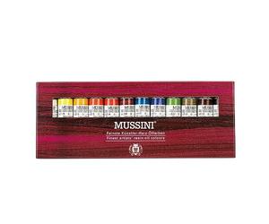 Schmincke - MUSSINI finest resin oil colours, cardboard set, 12 x 15 ml set, 70 012 097