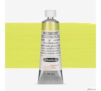 Schmincke Mussini Oil Paint Inorganic Pigment 35ml Yellowish Green Ural