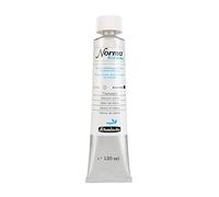 Schmincke - NORMA® Blue, 21114012, finest water-based artists' oil colours, highly pigmented, lightfast, vegan, titanium white - 120 ml