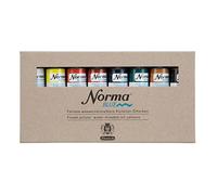 Schmincke - Norma® Blue, 71200097, Cardboard Set, 8 x 35 ml, Highly pigmented, lightfast, Finest Water-paintable Artists' Oil Colours, Vegan