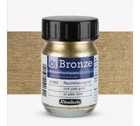 Schmincke : Oil Bronze Powder : 50ml : Rich Pale Gold