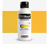 Schmincke : Primacryl : Professional Fluid Acrylic Paint : 250ml : Titanium Gold Yellow