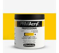 Schmincke : Primacryl : Professional Heavy Body Acrylic Paint : 237ml : Cadmium Yellow Medium