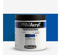 Schmincke : Primacryl : Professional Heavy Body Acrylic Paint : 237ml : Cobalt Blue Light