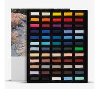 Schmincke - Pastel, 60 colours, multi-purpose, 77 601 097, cardboard set with 60 half pastel pencils, handmade pastels, brilliant, velvety matt, highly lightfast colours