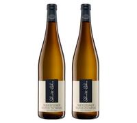 Schmitt Sohne | Riesling Niersteiner Gutes Domtal 9% ABV | 2 x 75 right aromas of ripe apple, peach and citrus are followed by juicy stone fruit flavours, balanced sweetness and lively.