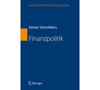 Schmlders - Finanzpolitik - New hardback or cased book - 10 - X555z
