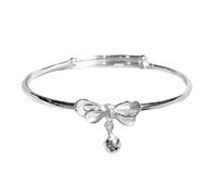 Schmuck Für Männer Durchbrochenes Schmetterlings-Charm-Armband für Frauen, Farbe, elegant, modisch, Quaste, Kette, Schmuck, Geschenk, elegantes Schmetterlingsarmband Armband Gegen (Silver, One Size)
