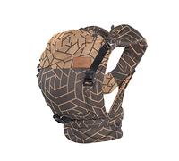 Schmusewolke HalfBuckle Maxi - Baby Carrier for Babies and Toddlers (10-24 Months, 6-16 kg) - Organic Cotton with Modal & Silk - Graphic Copper