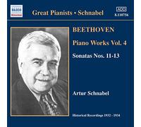 Artur Schnabel – Beethoven: Piano Works Vol. 4 – Recorded 1932–34 – NAXOS
