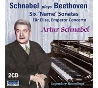 SCHNABEL - BEETHOVEN 6 NAME SONATAS FUR ELISE EMPEROR - CD - N600z