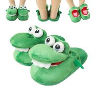 Schnappi Crocodile Slides, Alligator Slippers, Cartoon Open Mouth Slippers (Large Size)