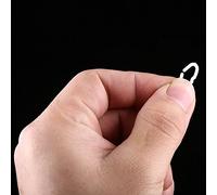 Schnapprings for Chickens Mouth Anti -Packing Tool 50 STCs to Avoid Loss of Springs 15 Mm X 9 Mm Circle, Pink/White: Suitable for Different Chicken Sizes (M)