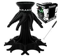 Schnapskrake® - The original shot dispenser for 8 people - made in Germany - schnapps pourer - shot dispenser (black, without glasses)