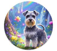 Schnauzer 1000 Piece Jigsaw Puzzle For Adults Challenging Game Stress Relief Puzzle Cultivate The Spirit of Teamwork for Family Decorations 1000pcs (67.5x67.5cm)