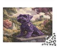 Schnauzer 1000 Piece Puzzle Games Premium & Durable for Adults Fun Puzzles for Creativity And Mindfulness Challenging Jigsaw Puzzles for Adults And Family for Stress Relief 1000pcs (75x50cm)