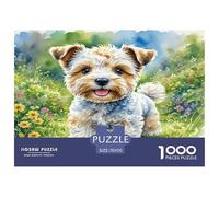 Schnauzer 1000 Pieces Animal Jigsaw Puzzles with Paper Art Perfect for Relaxation Families Fit Fun Challenges 70x50cm/1000pcs
