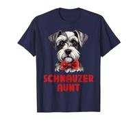 Schnauzer Aunt Dog Lovers Gift Miniature Schnauzer Owner T-Shirt