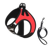 Schnauzer Buddy Dog,Pet Harness,Adjustable Reflective Dog Harness,Pet Leash Vest,L