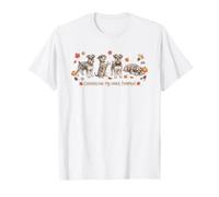 Schnauzer Channeling Inner Pumpkin Fall Dog T-Shirt