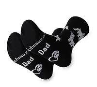Schnauzer Dad Socks Miniature Schnauzer Crew Socks Dog Owner Gifts The DogFather Pet Dog Lover Gift Miniature Schnauzer Gifts for Men