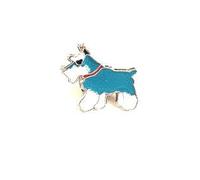 Schnauzer Dog Breed Lapel Pin in Gift Box