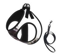 Schnauzer Dog Cute,Pet Harness,Adjustable Reflective Dog Harness,Pet Leash Vest,L