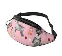 Schnauzer Fanny Pack for Men Women, Fashion Festival Fanny Pack, Travel Sport Walking Waist Bag