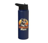 Schnauzer Mom - Schnauzer Lover Schnauzer Owner Stainless Steel Insulated Water Bottle