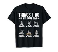 Schnauzer Things I Do In My Spare Time Miniature Schnauzer T-Shirt