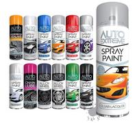SCHNAZZ 1 x Auto Extreme Clear Lacquer Aerosol Spray Paint 250ml, Professional Quality, Perfect Finish, Multipurpose Exterior and Interior Spray for Cars, Bikes,Vans, Metal, Wood and more
