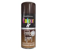 SCHNAZZ 2 x All Purpose Espresso Brown Aerosol Spray Paint 400ml Fast Dry, Quick Drying Spray and Excellent Coverage for Wood, Metal, Plastic, Glass and More