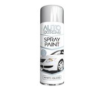 SCHNAZZ 3 x Auto Extreme White Gloss Aerosol Spray Paint 250ml, Professional Quality, Perfect Finish, Multipurpose Exterior and Interior Spray for Cars, Bikes,Vans, Metal, Wood and more