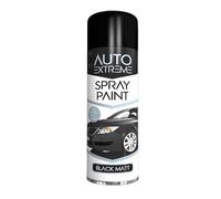 SCHNAZZ 4 x Auto Extreme Black Matt Aerosol Spray Paint 250ml, Professional Quality, Perfect Finish, Multipurpose Exterior and Interior Spray for Cars, Bikes,Vans, Metal, Wood and more