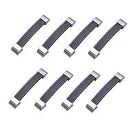 Schneespitze 8Pcs Rubber Case Strap Handle,Leather Cabinet Knobs Door Handle Pull,Replacement Case Handle for Wardrobe,Drawer Dressers