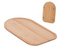 Schneideblock mit Saftrillen - Küchenbrett wirkt Antibakteriell I Serviertablett | Servierplatten für Vorspeisen | Käse-Aufbewahrungstablett für die Küche | Küchen-Servierbretter Küchen-Servierplatten