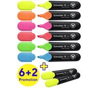 Schneider Maxx 260 Chalk Pen (5 + 15 mm Line Width, Wipe Clean, Water-Based, Odourless) Pack of 5 Assorted