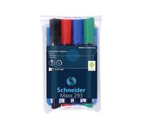 Schneider 129394 Pen Marker Correction Black Blue Red Plastic Pack...
