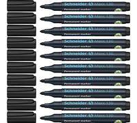 Schneider 130 Bullet Tip Permanent Marker - Black (Pack of 10)