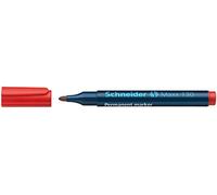 Schneider Maxx 130 Permanent Marker Pens Pack of 3 PTE 1-3 mm - Red