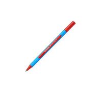 Schneider 152202 Ballpoint Pen Slider Edge with Cap XB Red Barrel Colour: Cyan-Red Pack of 10
